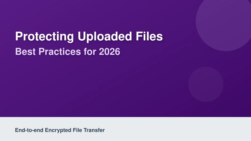 Protecting Uploaded Files: Best Practices for 2026